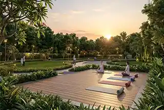 Yoga Deck at Vaibhavlaxmi Ekalok